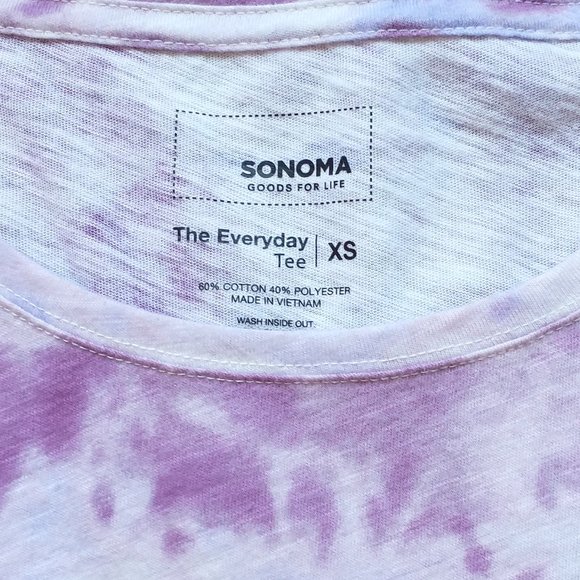 Sonoma - Size Small - Long Sleeved Tie Dyed Tee - Picture 3 of 3